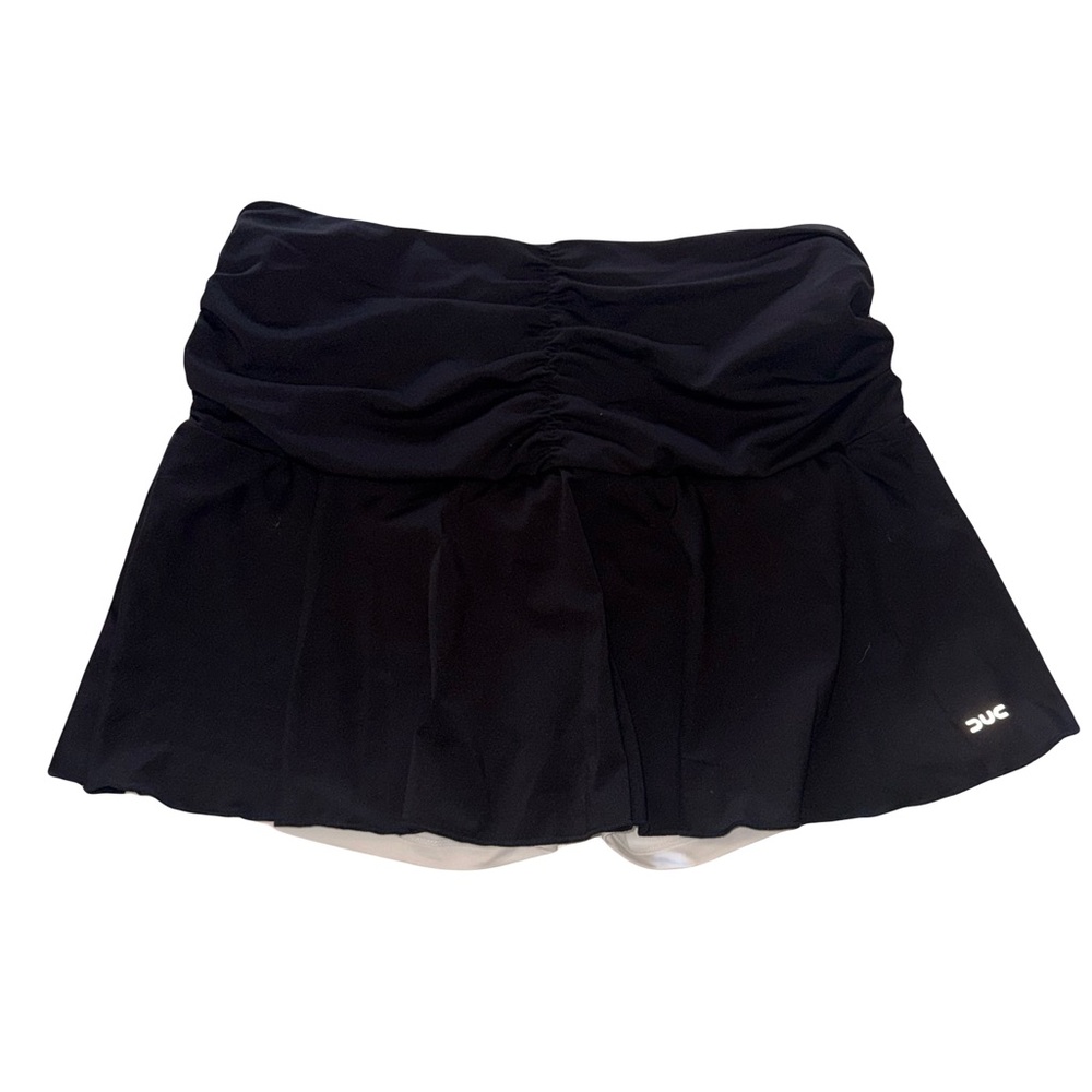 NWT DUC Women's Kourtney Skirt Black with White Built In Shorts original $60 - Picture 8 of 9